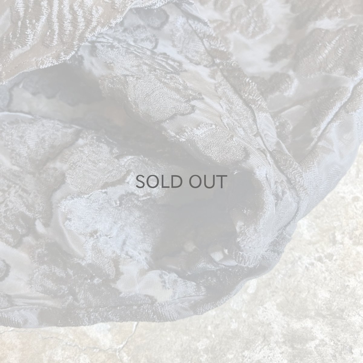 画像5: ALL OVER EMBOSS DESIGN OVER SHEER L/S SHIRT / Ladies M (5)