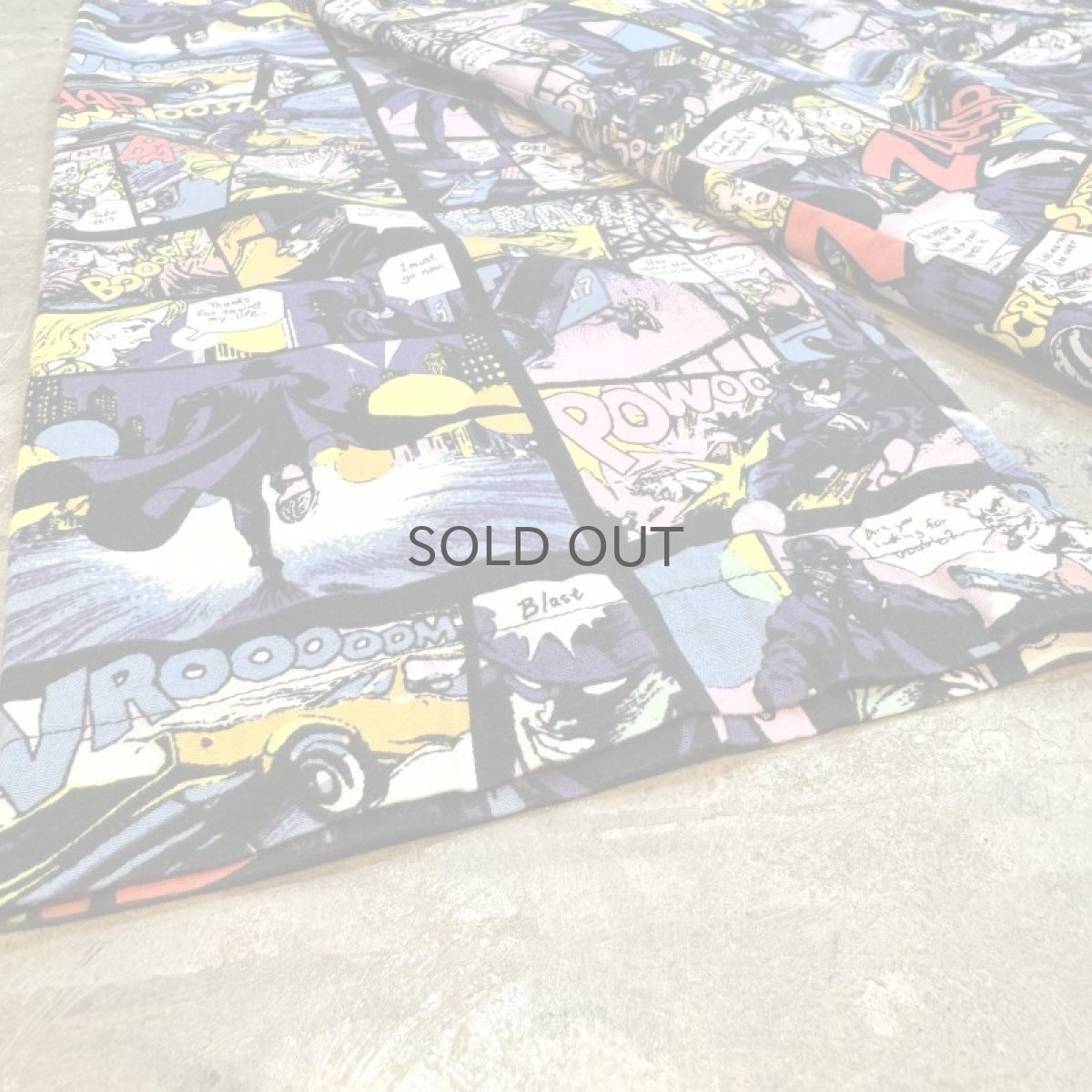 画像7: AMERICAN COMICS PATTERN L/S SHIRT / Mens L (7)