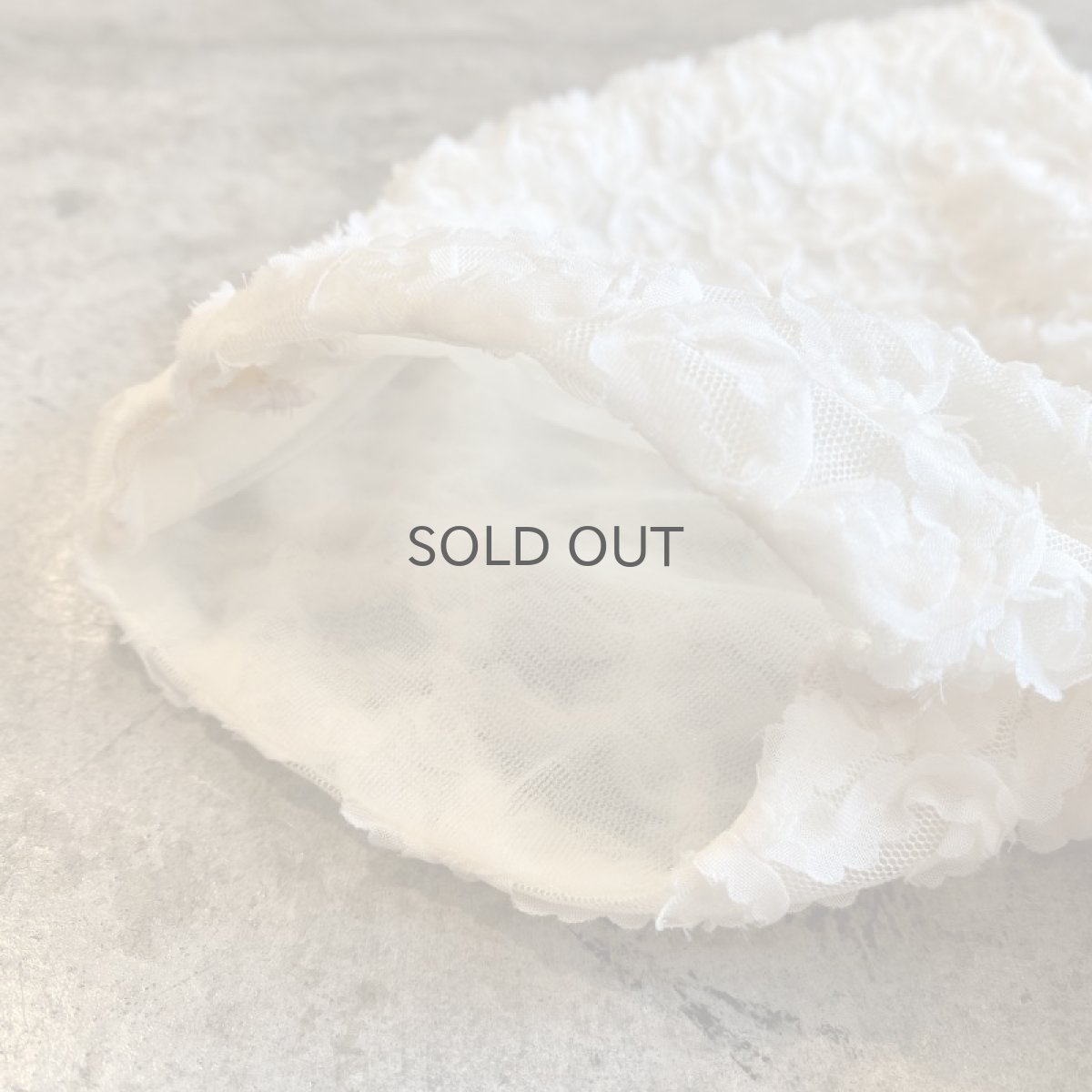 画像9: TULLE SHEER DESIGN FRILL S/S BOLERO / Ladies M (9)