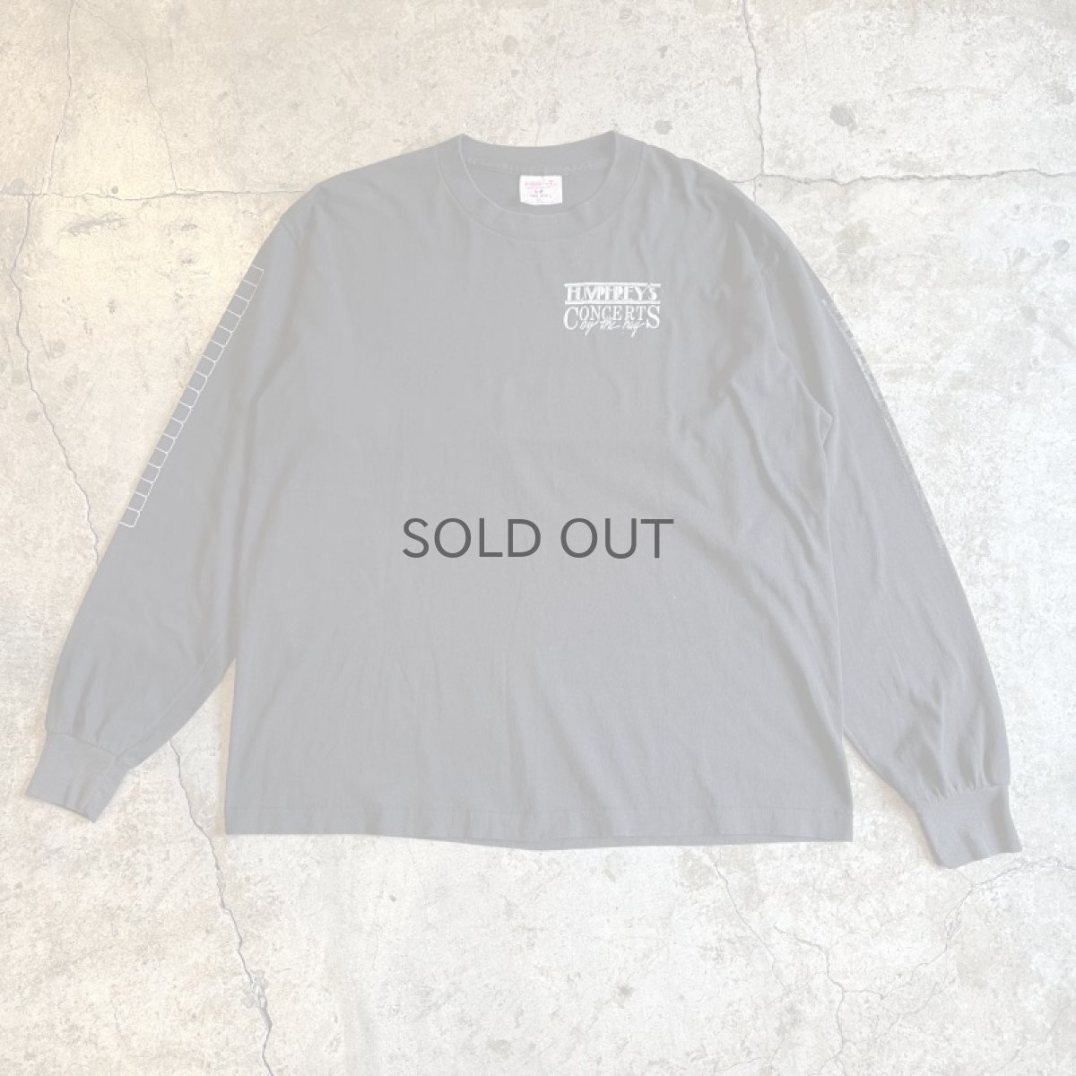 画像1: BLACK COLOR BOTH SIDES LOGO PRINTED DESIGN L/S TOPS / Ladies L (XL) / MADE IN USA (1)