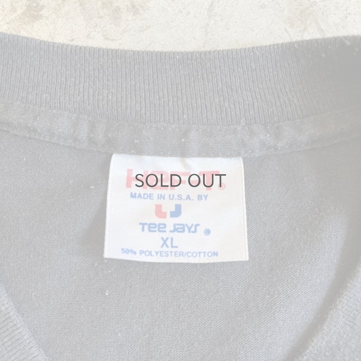 画像12: BLACK COLOR BOTH SIDES LOGO PRINTED DESIGN L/S TOPS / Ladies L (XL) / MADE IN USA (12)