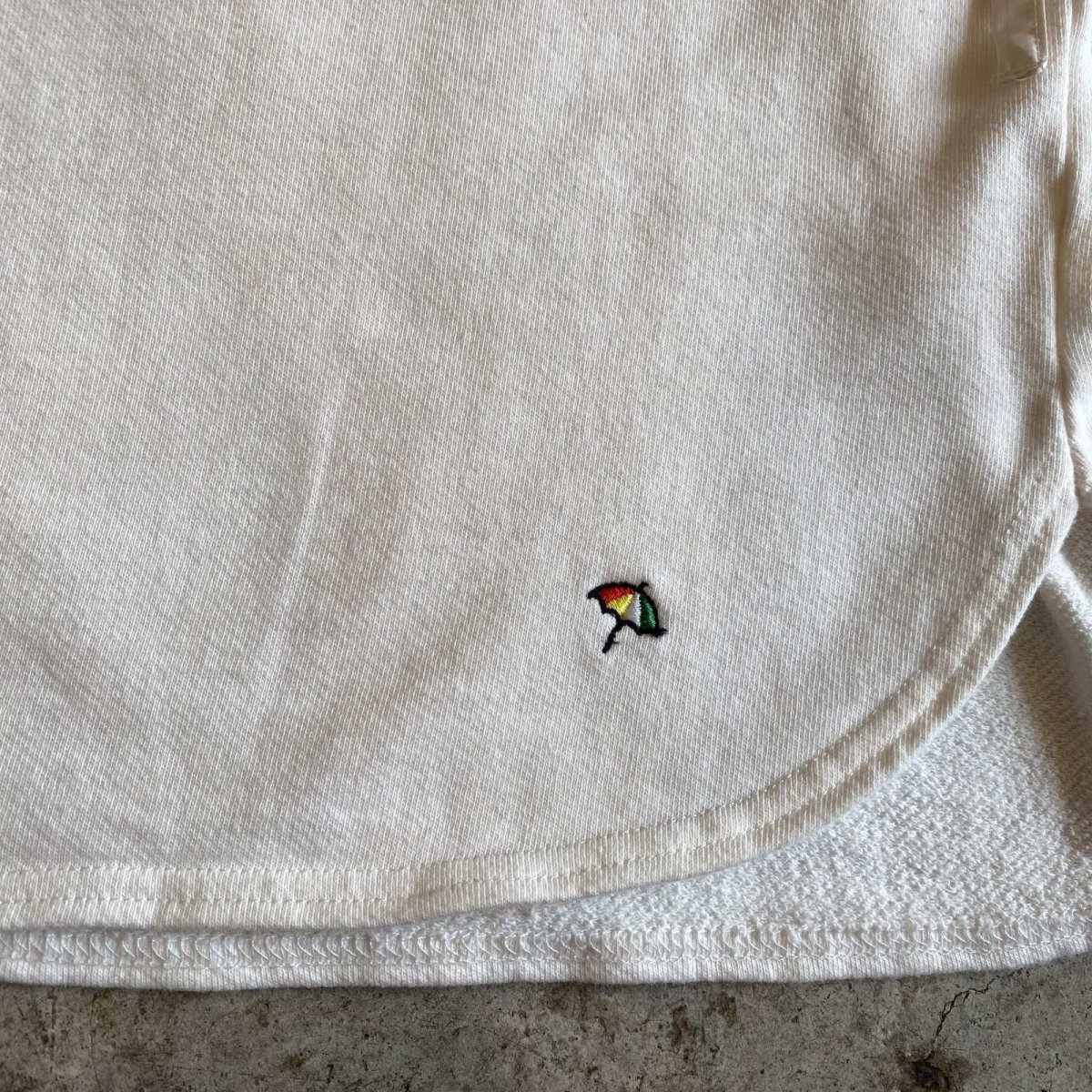 画像5: 【ARNOLD PALMER】WHITE COLOR SLEEVE DESIGN SWEAT / Ladies M  (5)