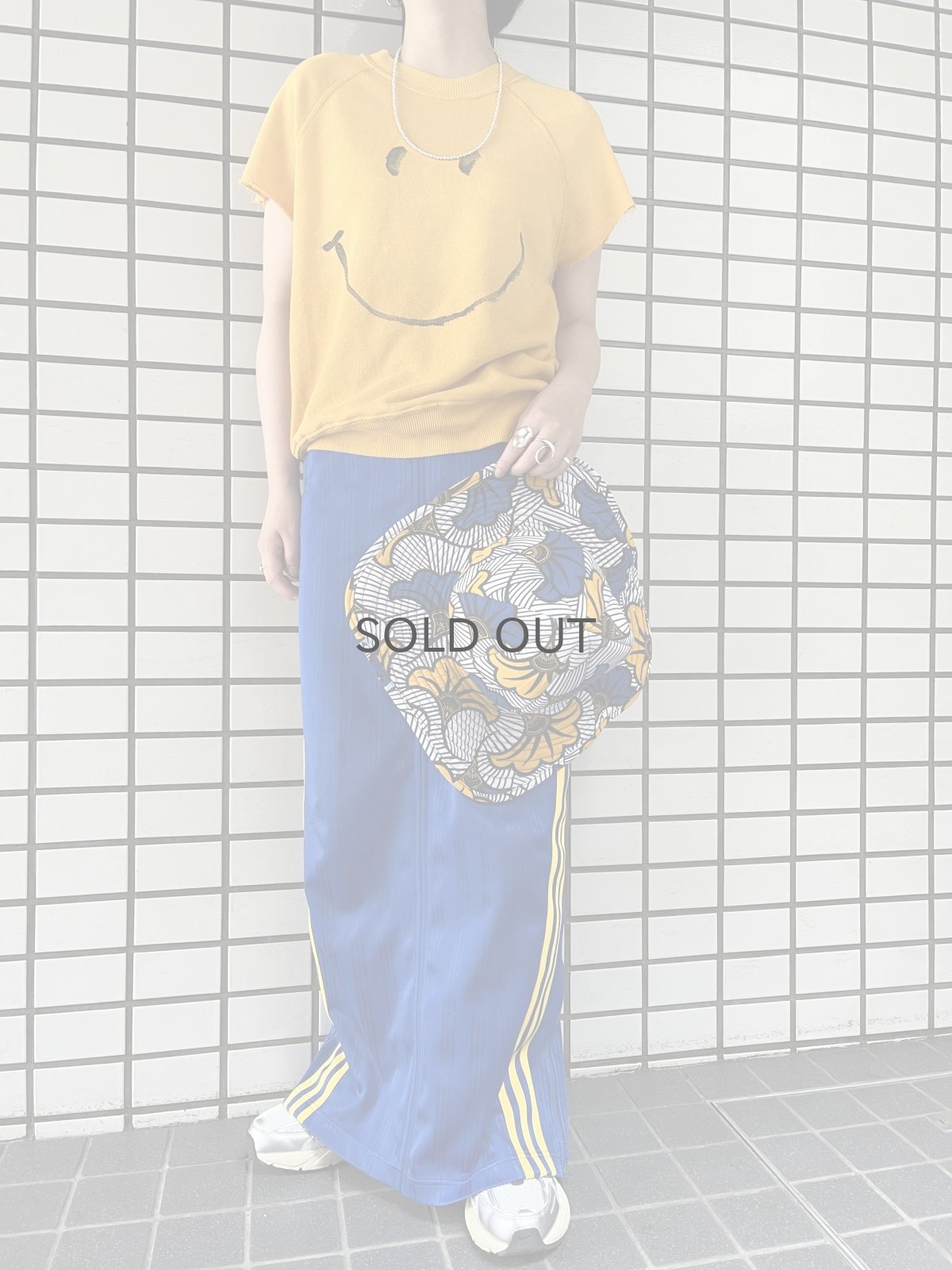 画像14: 【Wiz&Witch】"UNITED" SPORTY BACK SLIT LONG SKIRT / OS (14)