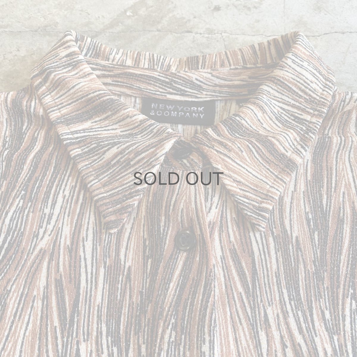 画像5: ART ALL OVER PATTERN ALL DESIGN SHIRT / Ladies L(M) (5)