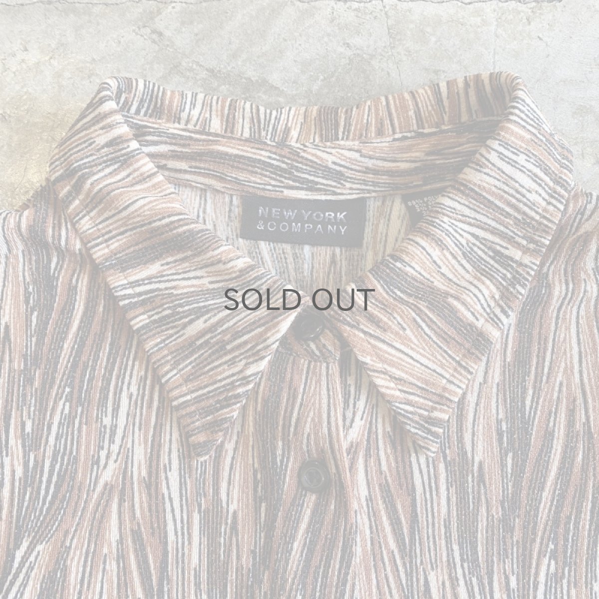 画像9: ART ALL OVER PATTERN ALL DESIGN SHIRT / Ladies L(M) (9)