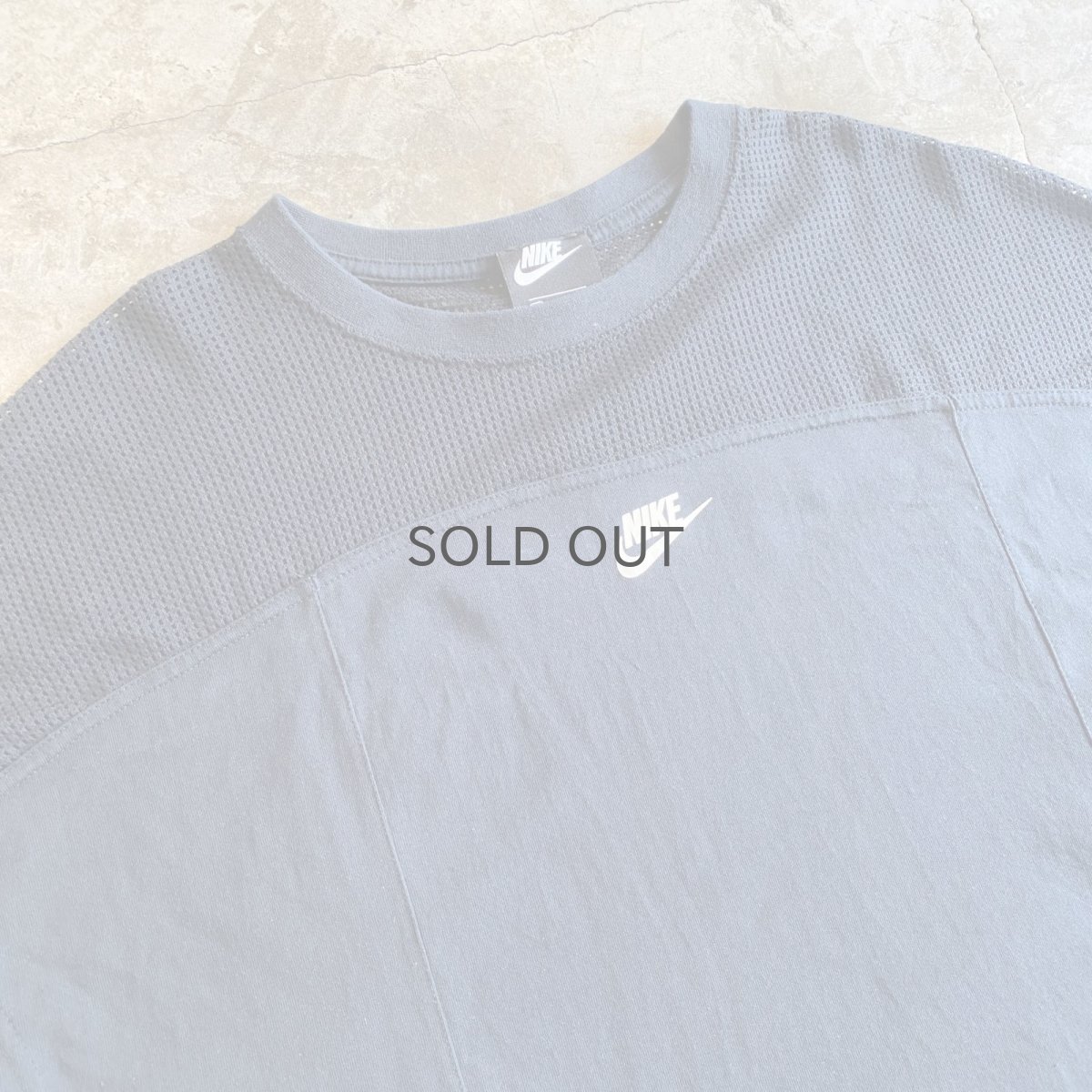 画像3: 【NIKE】POINT LOGO MESH DESIGN S/S TOPS / Ladies M (3)