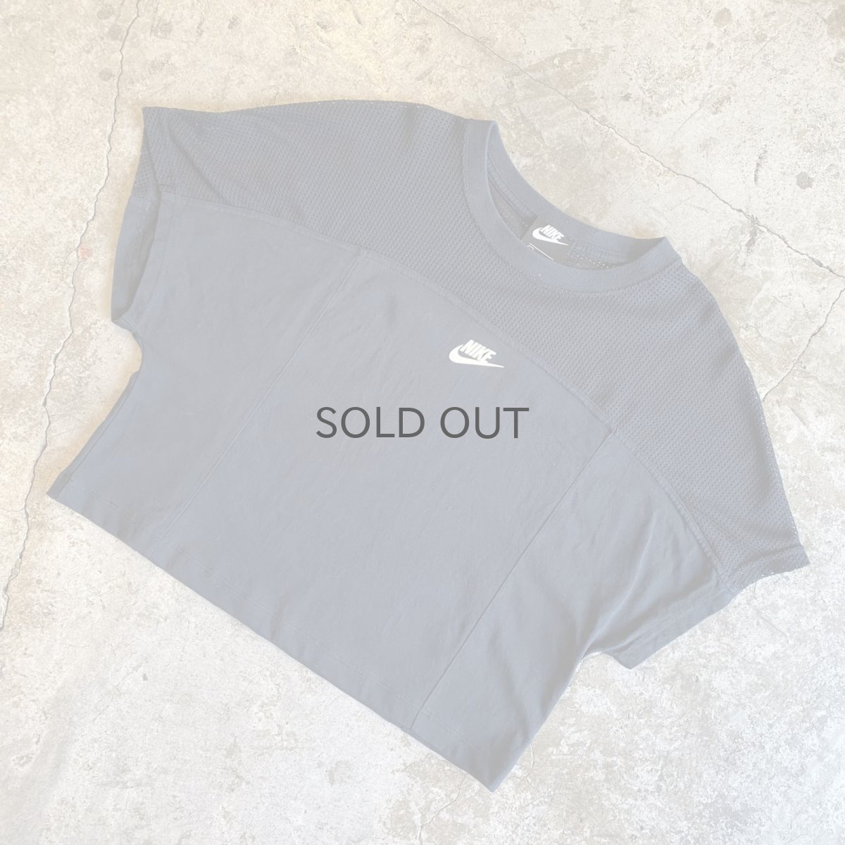 画像4: 【NIKE】POINT LOGO MESH DESIGN S/S TOPS / Ladies M (4)