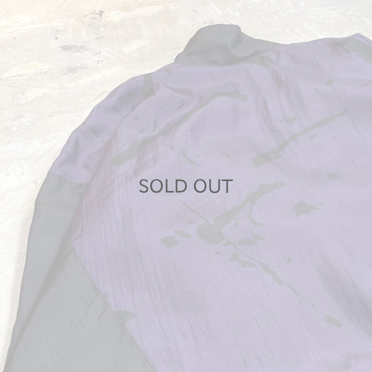 画像9: COLOR SWITCHED WASHER DESIGN SILK JACKET / Mens S(L) (9)