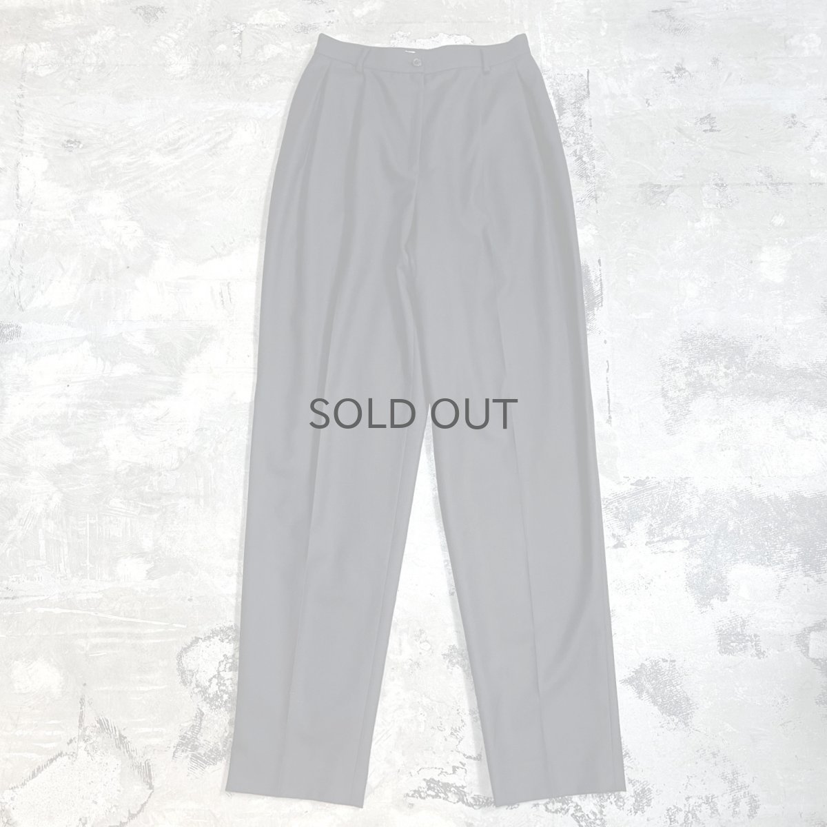 画像1: OLD【GUCCI】BLACK COLOR TAPERED SILHOUETTE SLACKS / W33 / MADE IN ITARY (1)
