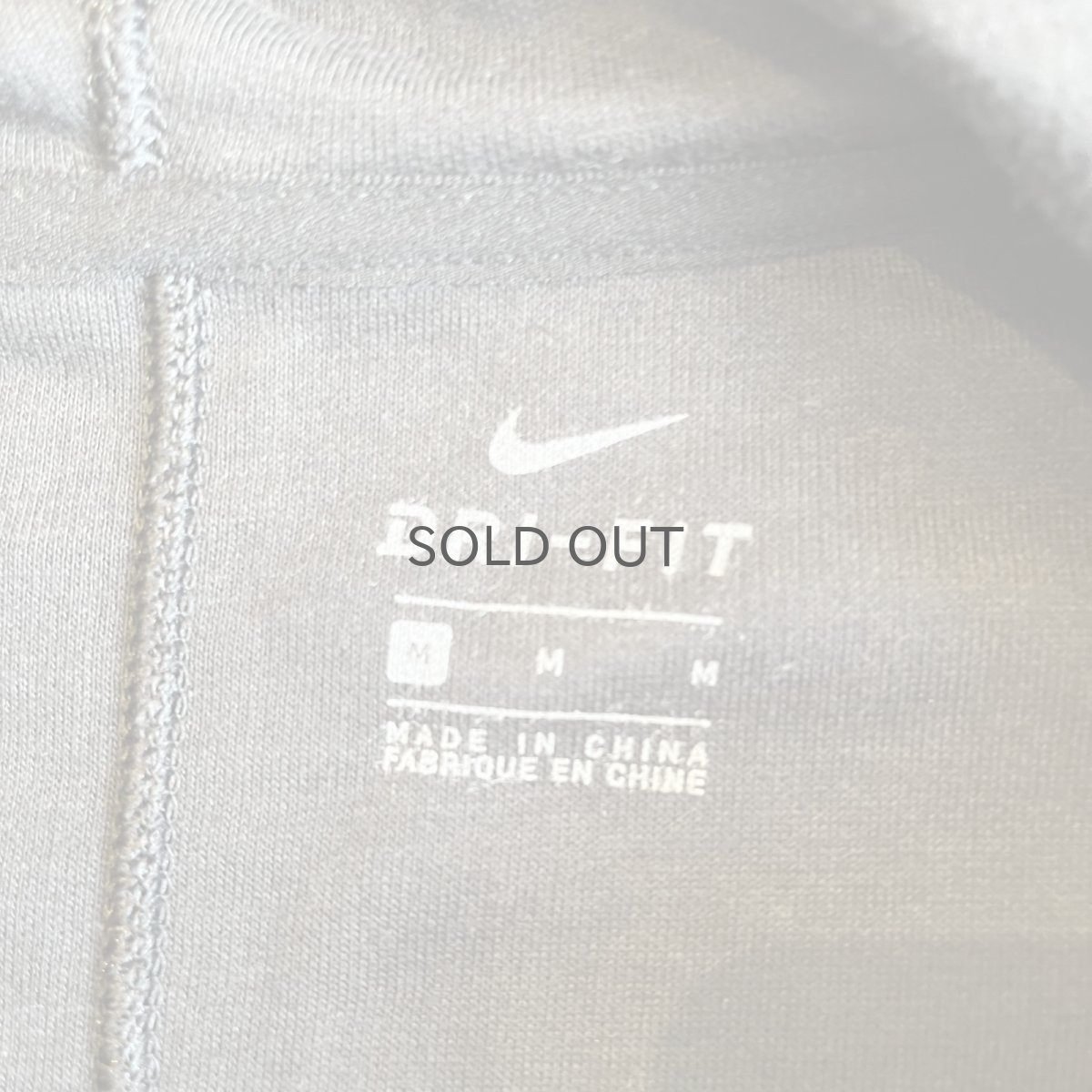 画像10: 【NIKE】BLACK COLOR V NECK DESIGN SWEAT HOODIE / Ladies L(M) (10)