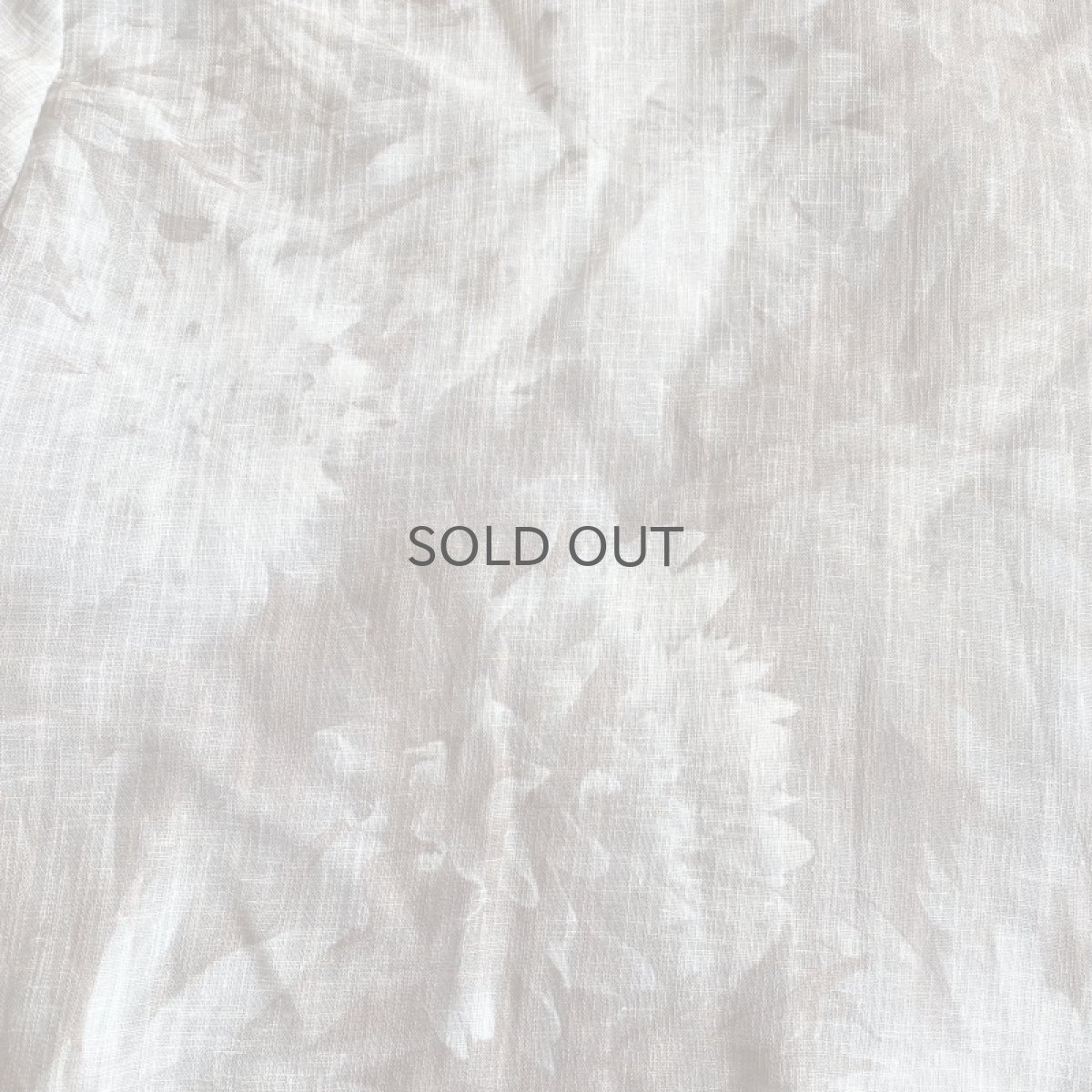 画像9: FLORAL PATTERN DESIGN SHEER SHORT L/S SHIRT / Ladies M (9)