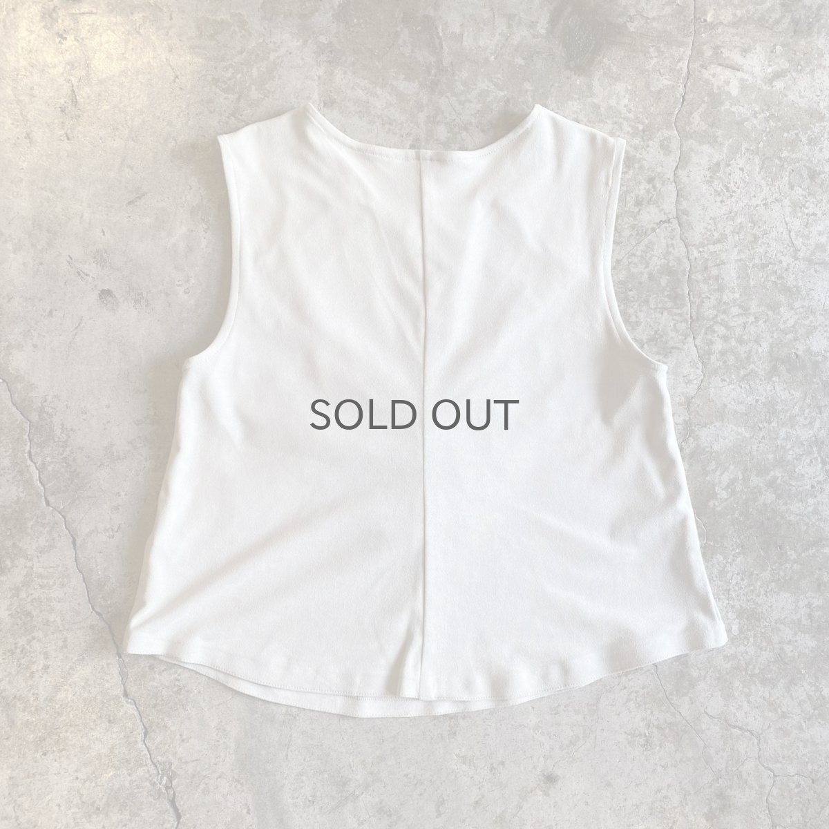 画像2: GRAY COLOR FRINGE DESIGN N/S TOPS / Ladies M (2)