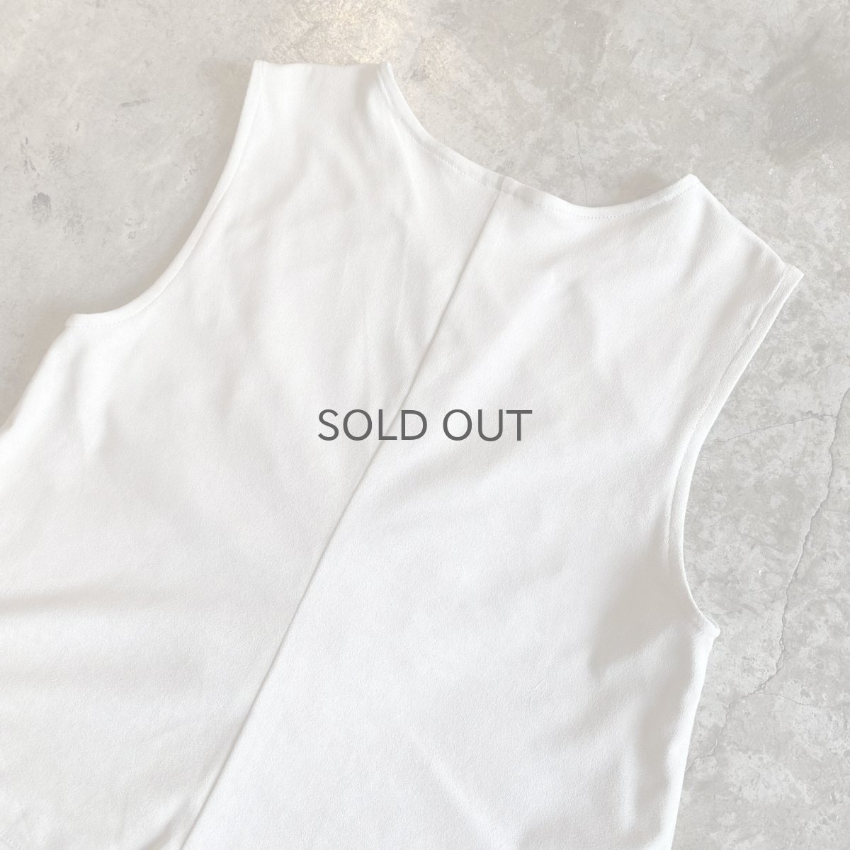 画像9: GRAY COLOR FRINGE DESIGN N/S TOPS / Ladies M (9)