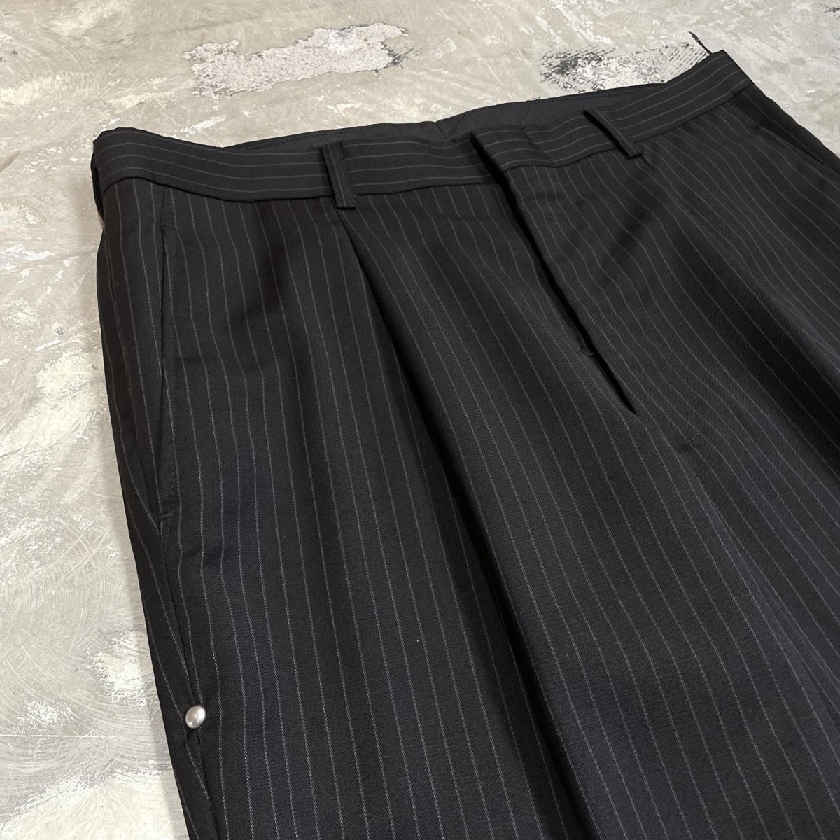 画像3: SIDE STUDS DECORATIVE STRIPE PATTERN SLACKS / W30 (3)