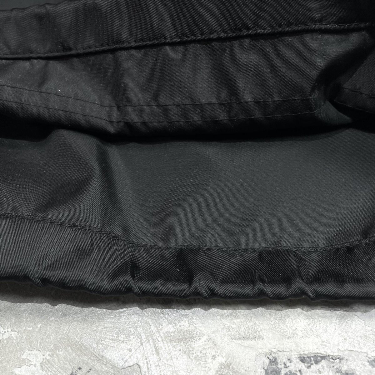 画像8: "BEAR ATHLETIC" EMBROIDERY BLACK ANORAK PARKA / Mens S (8)