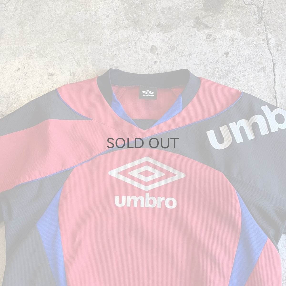 画像7:  【UMBRO】3 COLOR PATCHWORK PATTERN DESIGN L/S GAME TOPS / Ladies L  (7)
