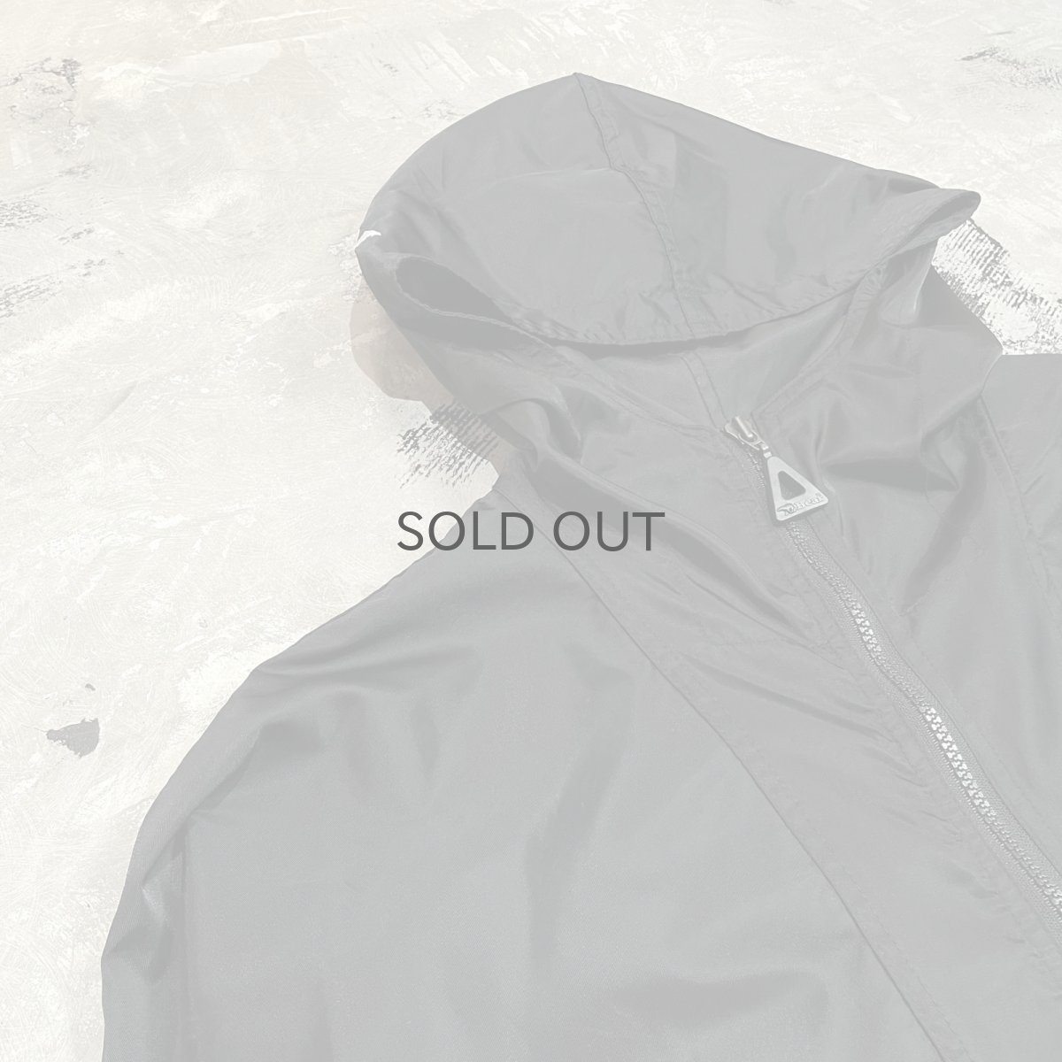 画像3: "BEAR ATHLETIC" EMBROIDERY BLACK ANORAK PARKA / Mens S (3)