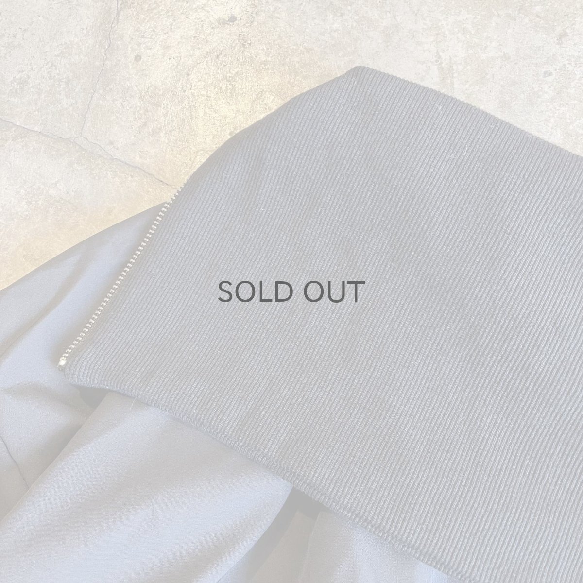 画像12: FRONT ZIP RIB SAILOR DESIGN SHORT L/S TOPS / Ladies M (12)