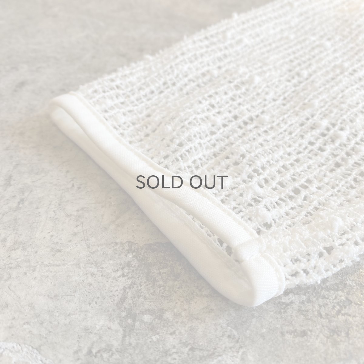 画像8: WHITE COLOR MESH DESIGN L/S TOPS / Ladies L (8)