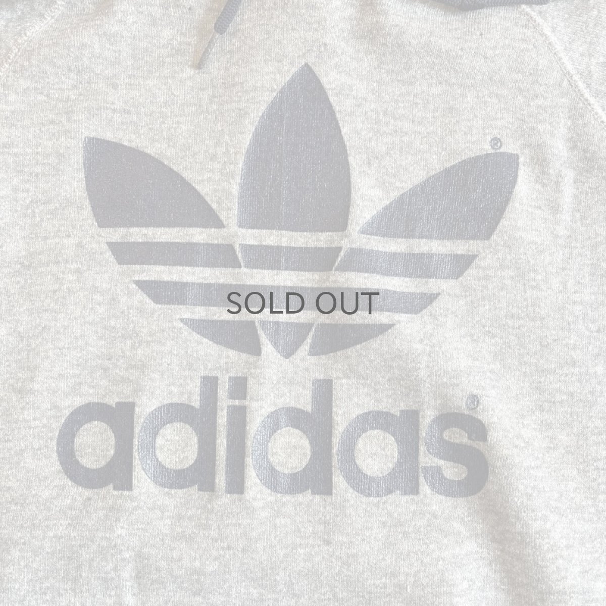 画像9: 80's【adidas】TWO COLOR FRONT PRINTED DESIGN L/S SWEAT HOODIE / Ladies L / MADE IN USA (9)