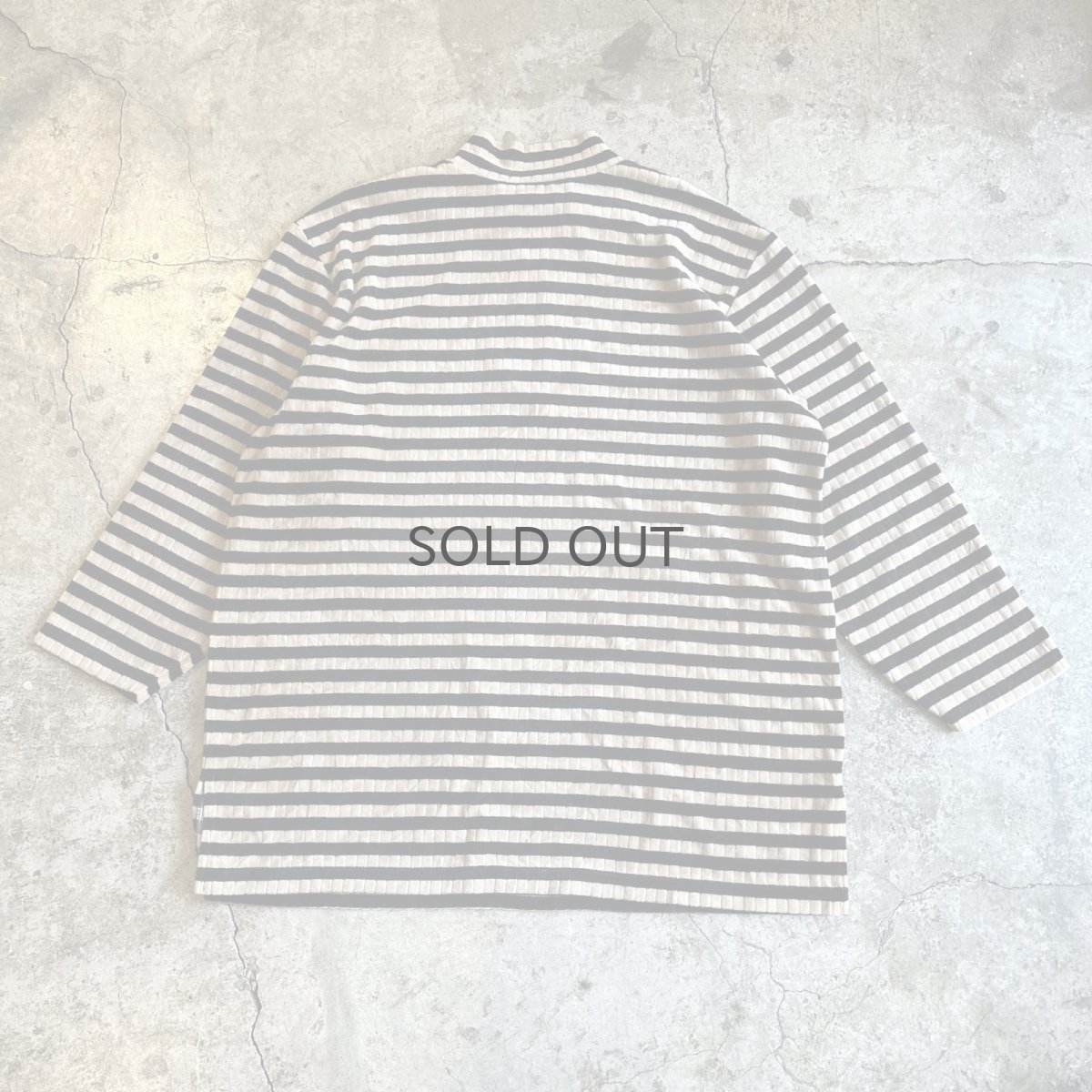 画像2: ALL OVER BORDER PATTERN HALF ZIP DESIGN VELVET L/S TOPS /  Ladies XL(1) (2)