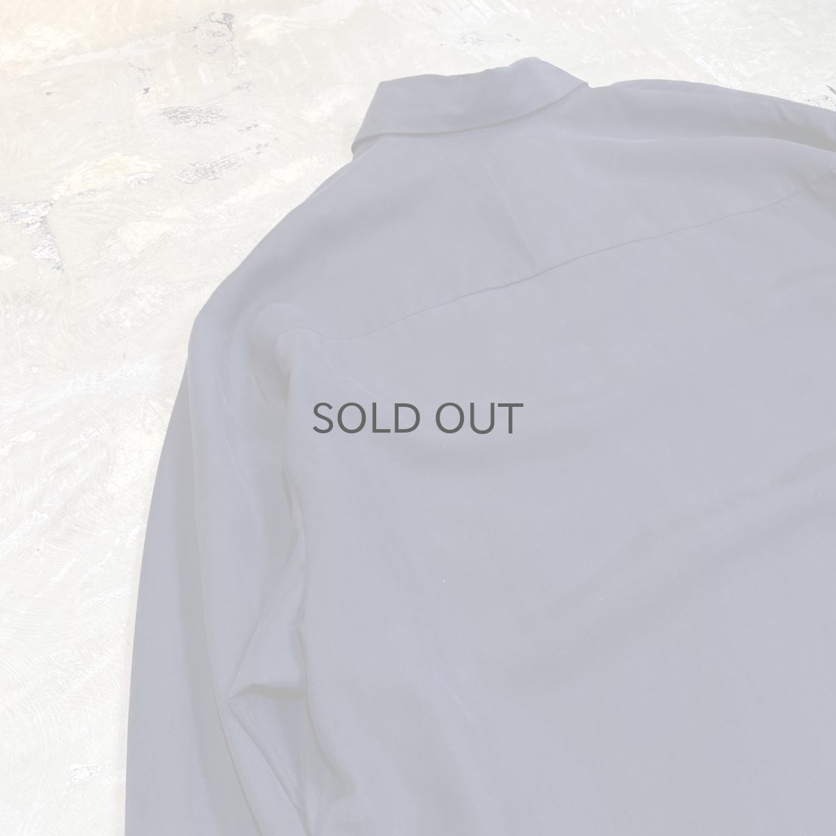 画像9: 90's【GOOUCH】EMBROIDERY L/S SILK SHIRT / Mens S(L) (9)