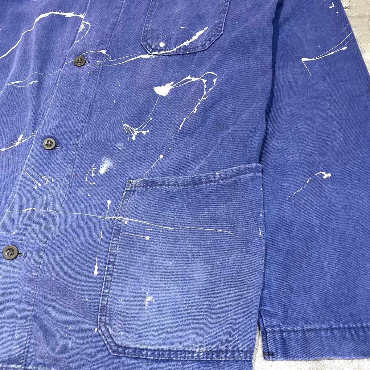 画像6: EURO SPLASH PATTERN MILITARY MULTI POCKET JACKET / Mens L (6)