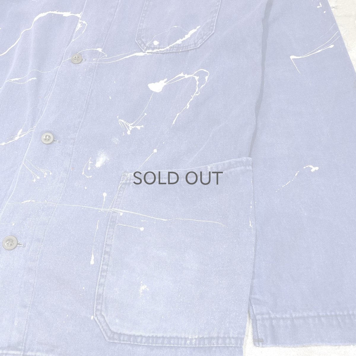 画像6: EURO SPLASH PATTERN MILITARY MULTI POCKET JACKET / Mens L (6)