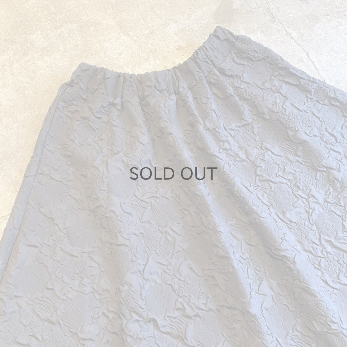 画像3: FLORAL EMBOSS DESIGN FLARE VOLUME SKIRT / W25~W34 (3)