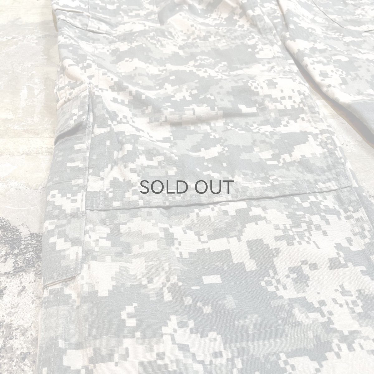 画像7: ALL OVER DIGITAL CAMOUFLAGE PATTERN CARGO PANTS / W31 (7)