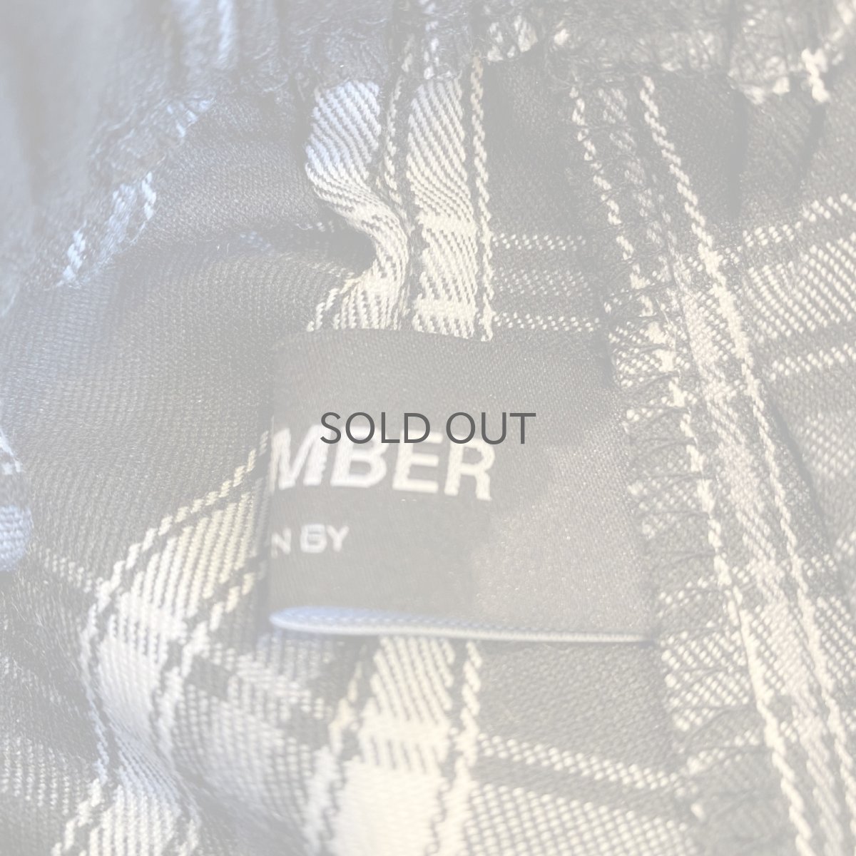 画像13: ALL OVER CHECK PATTERN MONOCHROME COLOR WIDE DESIGN PANTS / FREE~W36 (13)