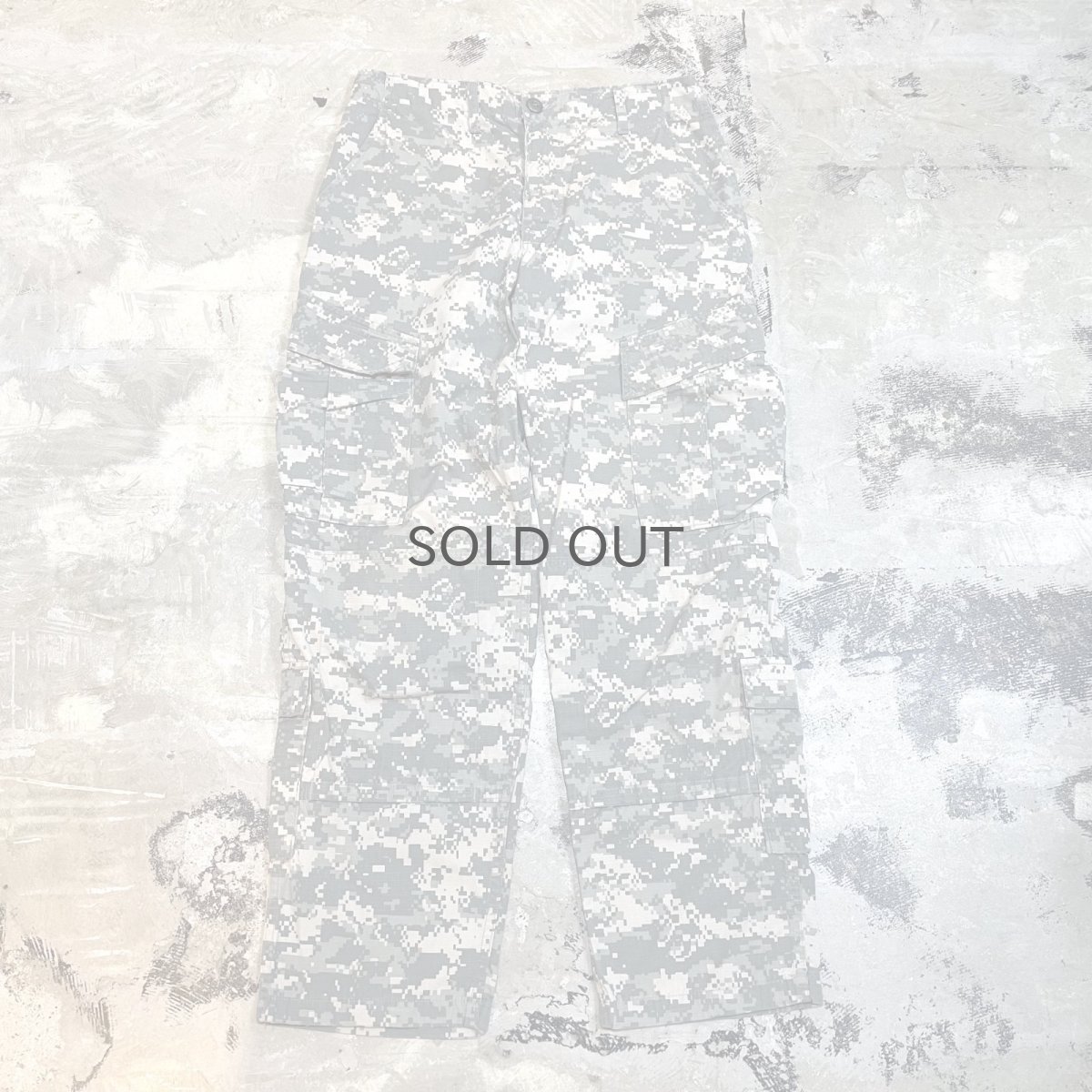 画像1: ALL OVER DIGITAL CAMOUFLAGE PATTERN CARGO PANTS / W31 (1)