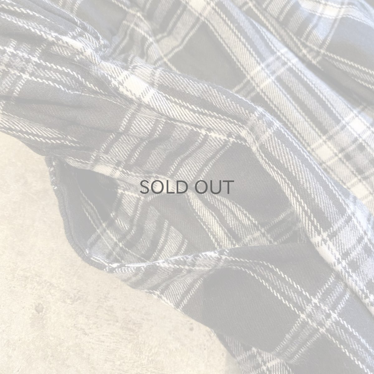 画像10: ALL OVER CHECK PATTERN MONOCHROME COLOR WIDE DESIGN PANTS / FREE~W36 (10)