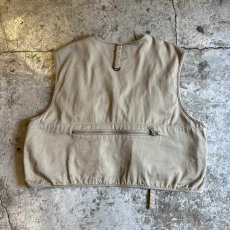 画像2: BEIGE COLOR 12 POCKET DESIGN FISHING VEST / Ladies L (2)