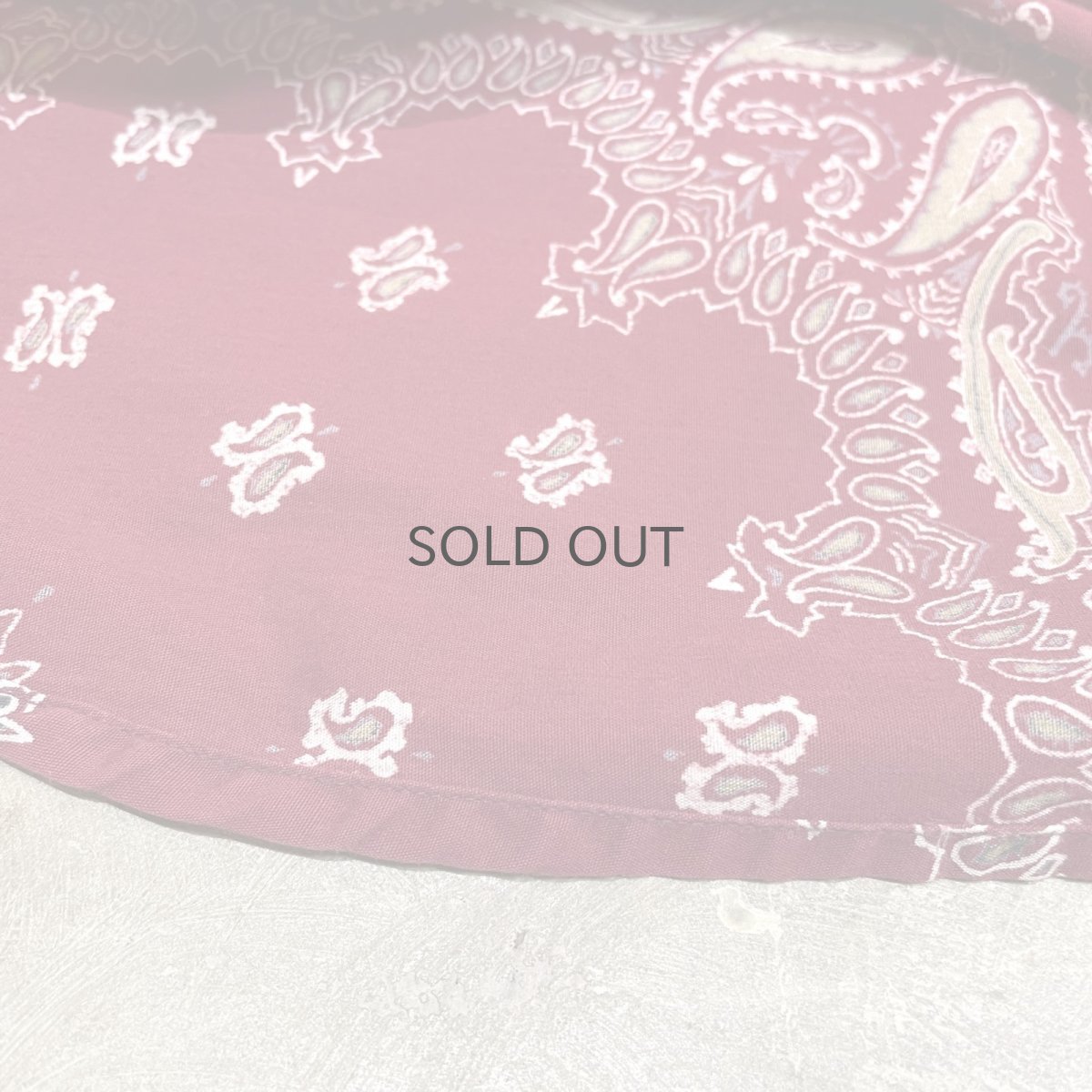 画像8: PAISLEY BANDANA PATTERN BUTTON DOWN L/S SHIRT / Mens M(L) (8)