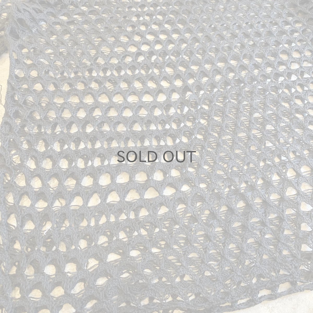 画像5: BLACK COLOR CROCHET DESIGN L/S TOPS / Ladies L (5)