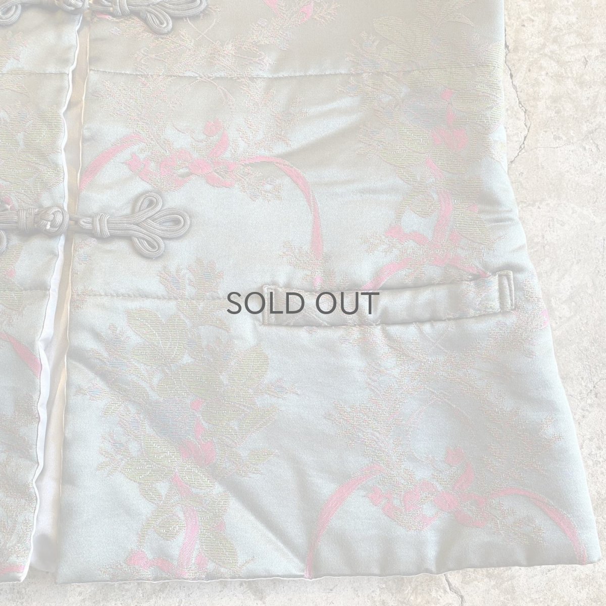 画像7: ALL OVER PATTERN COLOR CHINA DESIGN VEST / Ladies M (7)