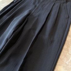 画像4: "GOLDEN BEAR" POINT EMBROIDERY STRAIGHT SLACKS / W28~W33 (4)