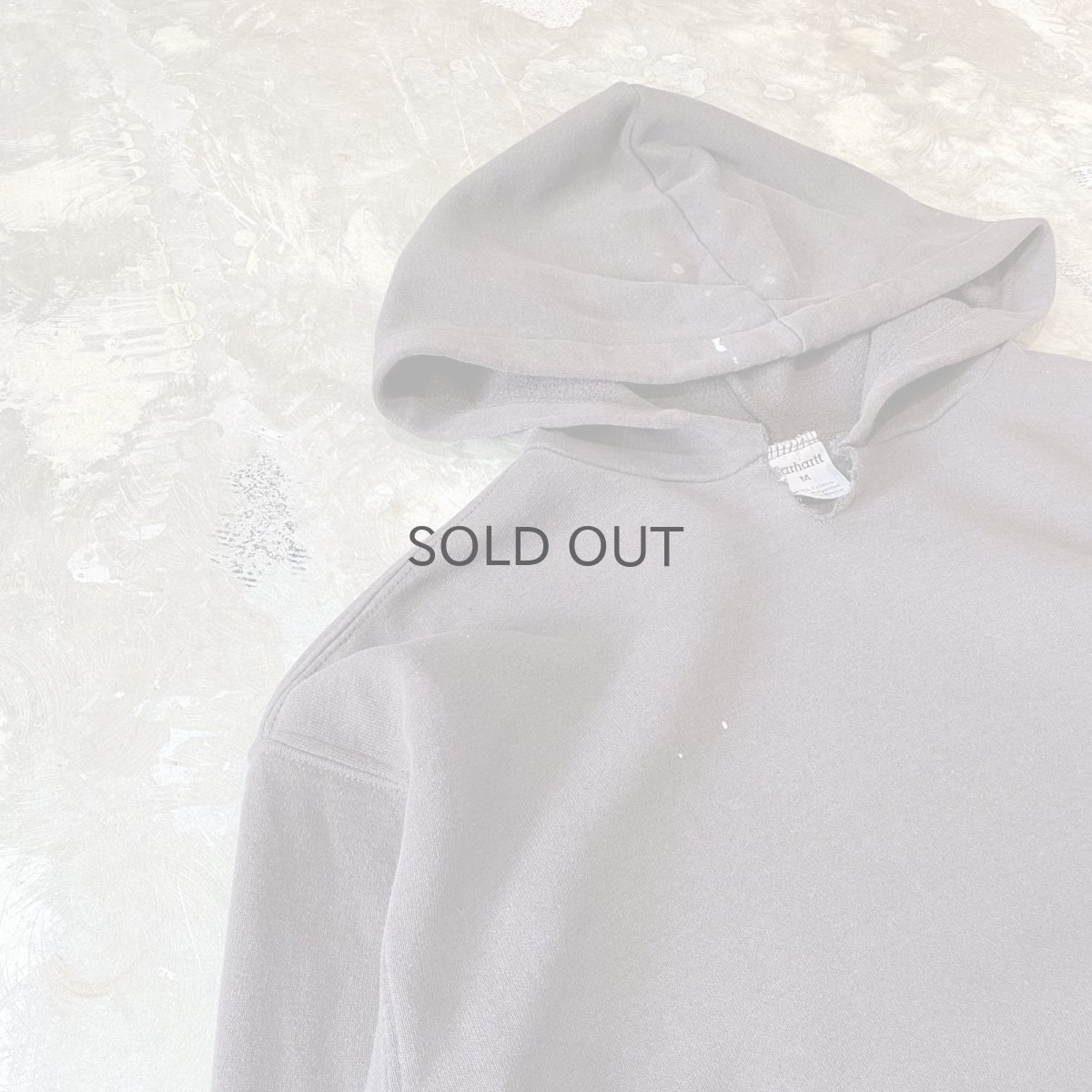 画像3: 【CARHARTT】PAINTED SLEEVE LOGO SWEAT HOODIE　/ Mens M(L) (3)