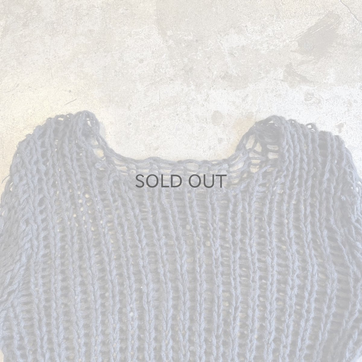 画像8: BLACK COLOR SHORT DESIGN LOWGAUGE KNIT TOPS / Ladies M (8)