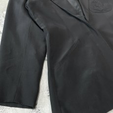 画像5: EMBLEM EMBROIDERY SILK TAILORED JACKET / Mens M (5)