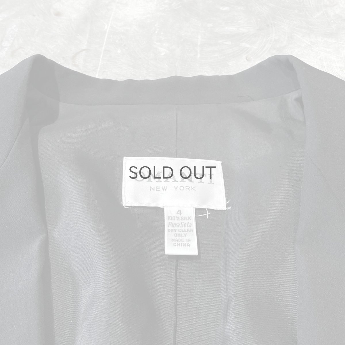 画像10: EMBLEM EMBROIDERY SILK TAILORED JACKET / Mens M (10)