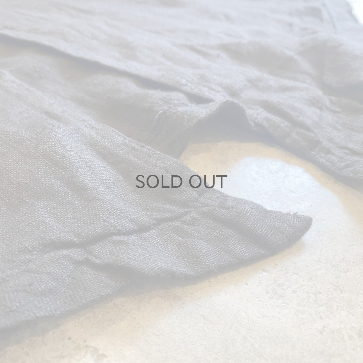 画像11: BLACK COLOR LINEN ASYMMETRY DESIGN JACKET / Ladies L (11)