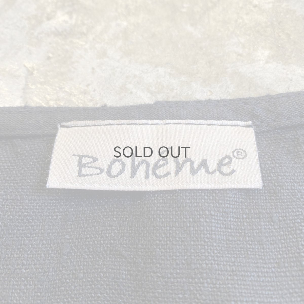 画像12: BLACK COLOR LINEN ASYMMETRY DESIGN JACKET / Ladies L (12)