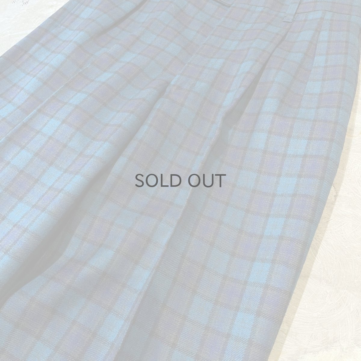 画像4: 【CHRISTIAN DIOR】ALL OVER CHECK PATTERN SLACKS / W29 (4)