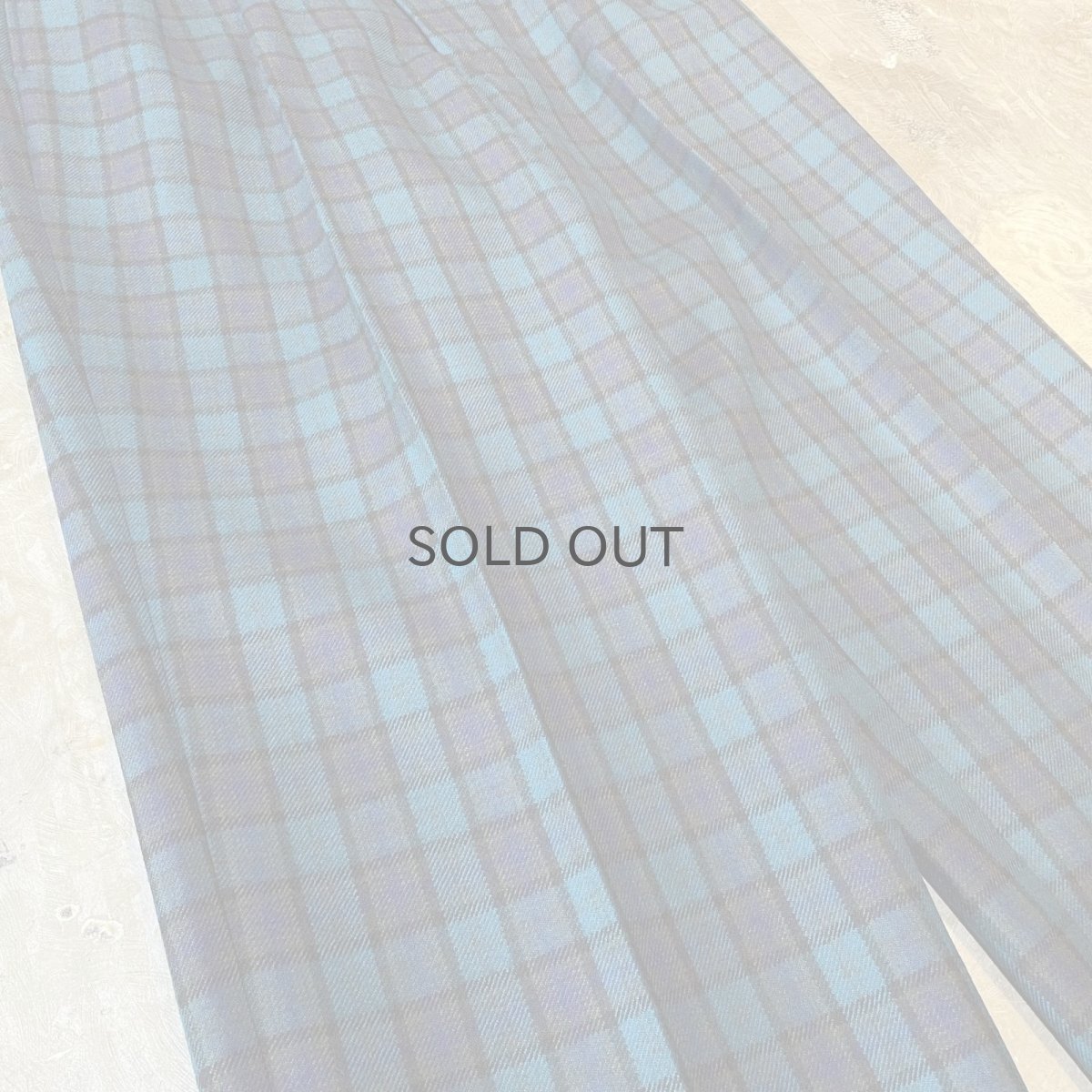 画像5: 【CHRISTIAN DIOR】ALL OVER CHECK PATTERN SLACKS / W29 (5)