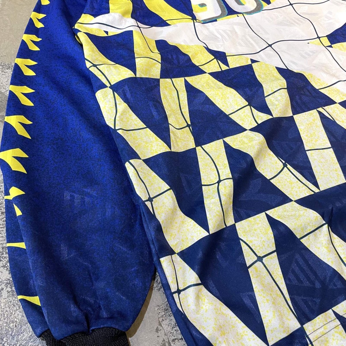 画像5: EURO PATTERN SWIECHED NUMBERING PRINT L/S GAME SHIRT / Mens L (5)