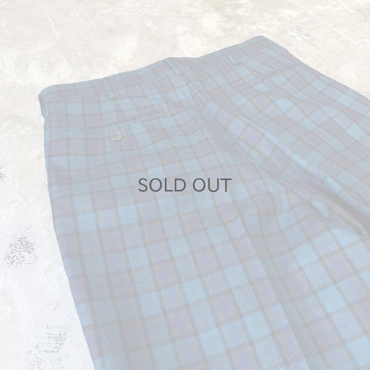 画像9: 【CHRISTIAN DIOR】ALL OVER CHECK PATTERN SLACKS / W29 (9)