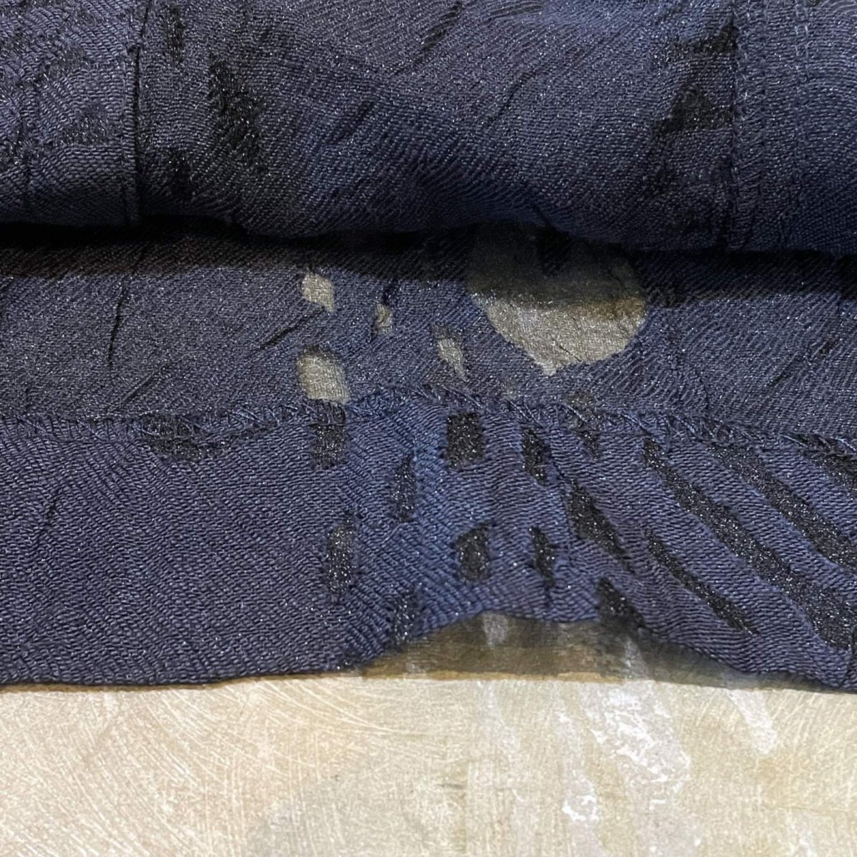 画像8: ALL OVER BOTANICAL PATTERN SHEER SWITCHED JACKET / Mens M (8)