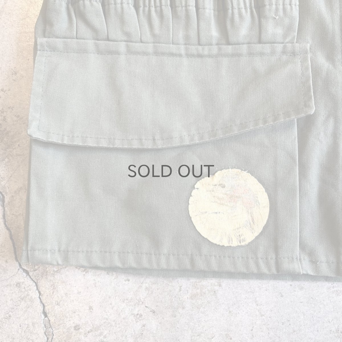 画像8: OLD 【SOMLYS】KHAKI COLOR WORK HUNTING VEST / Ladies M(34) / MADE IN FRANCE (8)